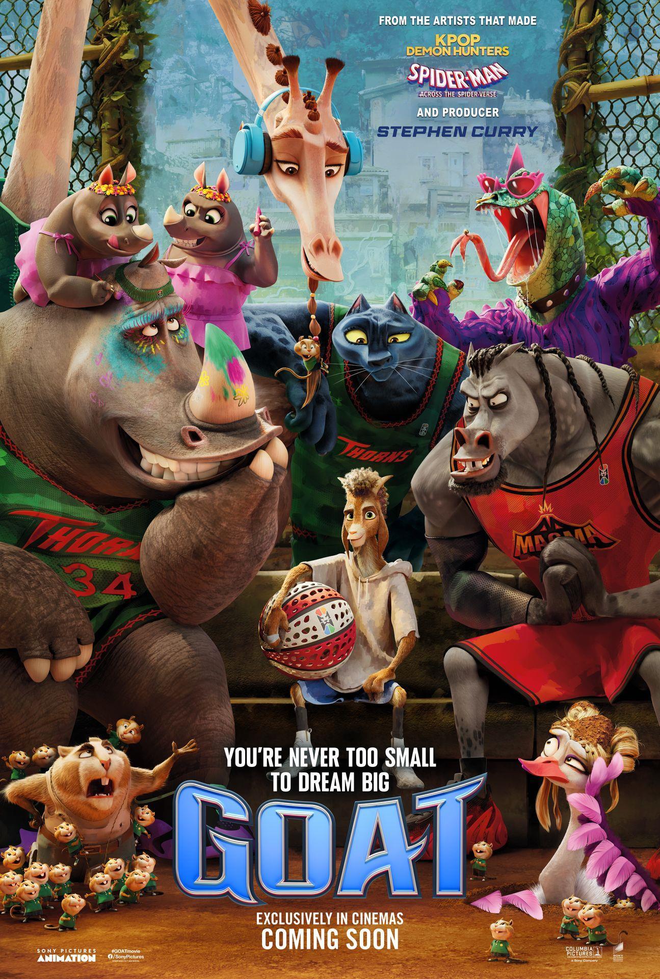 GOAT 3D movie poster - Magic Screen Cinema