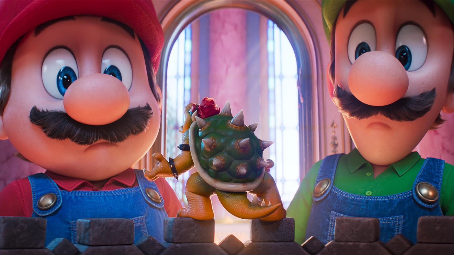 The Super Mario Galaxy Movie 3D backdrop - Magic Screen Cinema