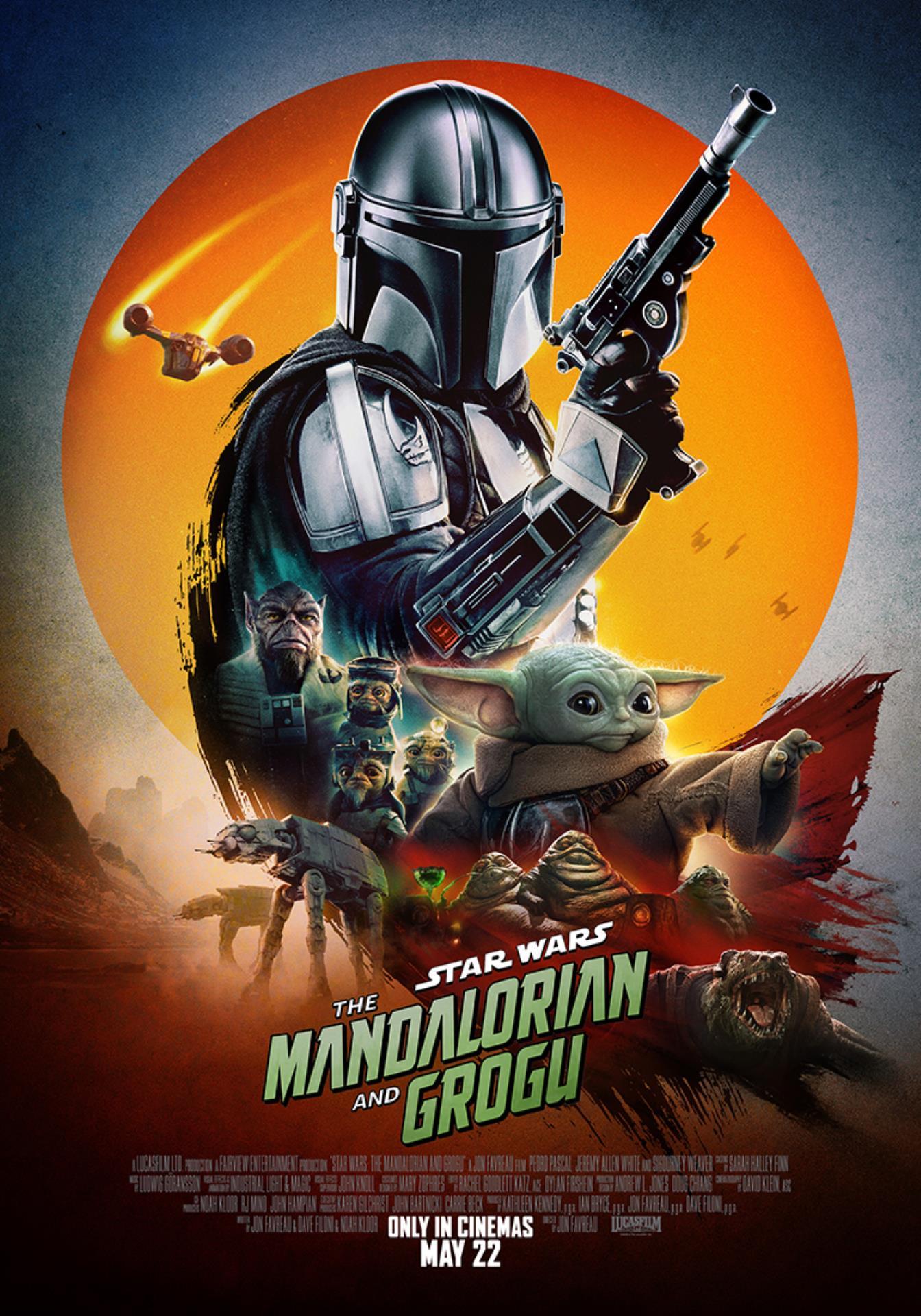 Star Wars: The Mandalorian and Grogu 3D movie poster - Magic Screen Cinema